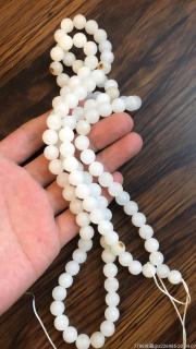 和田白玉108颗佛珠