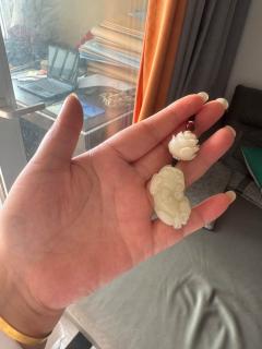 天然和田玉石貔貅手机链挂饰件壳绳吊坠男女款创意个性招高档饰品