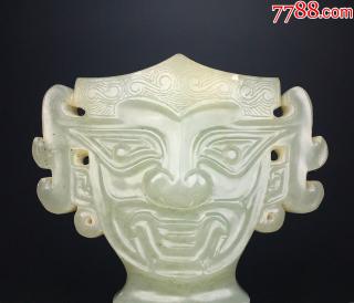 老玉和田玉雕神人玉器古代辟邪玉器玉礼器古代青白玉雕件