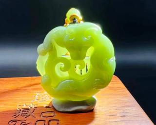 碧玉,沙枣青,析木玉!怎样分辨这三种绿色和田玉?