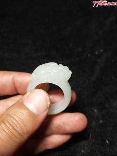 和田玉貔貅戒指