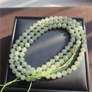 一折和田玉项链 108颗